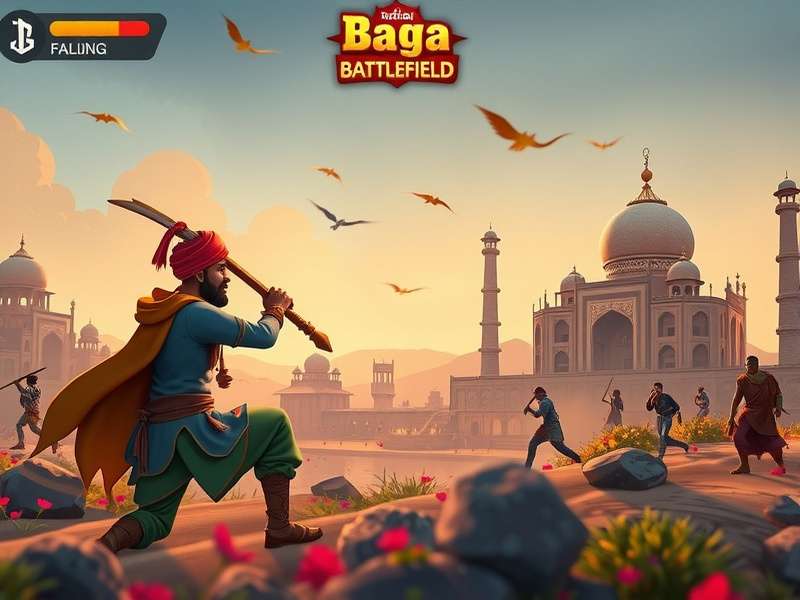 Baga Epic Battlefield gameplay screenshot showing character in action